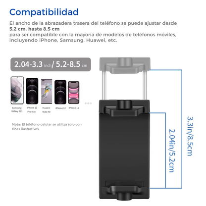 Luz Mini Portatil Recargable Para Camara Creacion Contenido