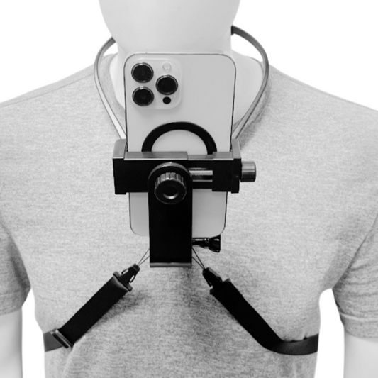 Soporte Celular Cuello Grabar Contenido Pov Ajustable