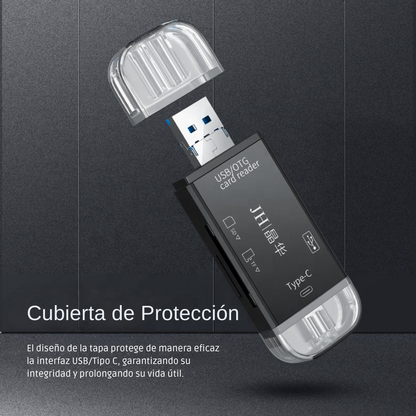 Lector Tarjetas Adaptador Multifuncional Memorias Micro Sd