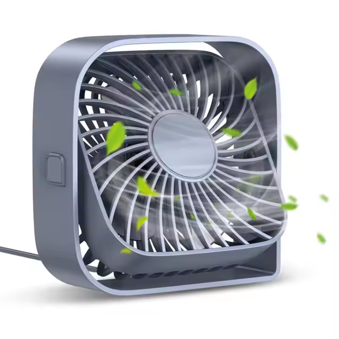 Ventilador Escritorio Pequeño Usb Ajustable Bajo Consumo