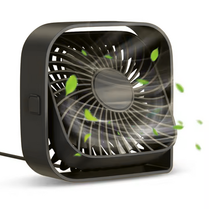 Ventilador Escritorio Pequeño Usb Ajustable Bajo Consumo