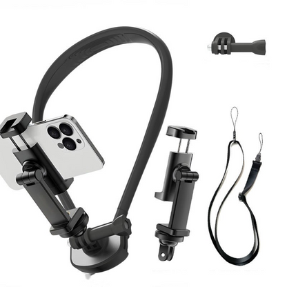 Soporte Celular Cuello Grabar Contenido Pov Ajustable