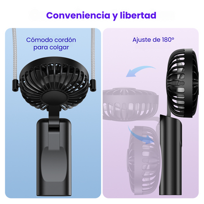 Mini Ventilador Usb Portatil Recargable Plegable Personal