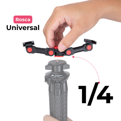 Extensor Trípode Para Accesorios Luces Micrófonos En Zapata